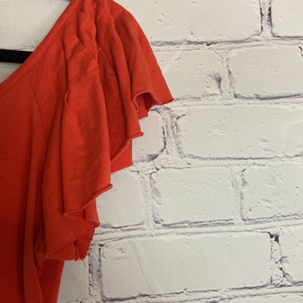 South Pole red ruffle sleeves, & gold t-shirt - Picture 5 of 6